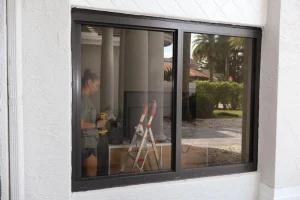 Sliding Window Installation in Progress- NF Home Improvements